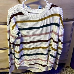 multi color sweater